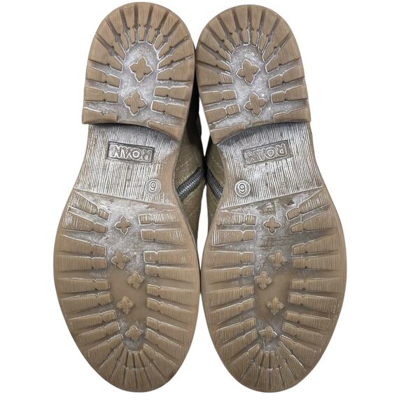 Roan X Bed Stu Women’s Affair Tan Suede Combat Boot Size US 6 - Picture 9 of 10